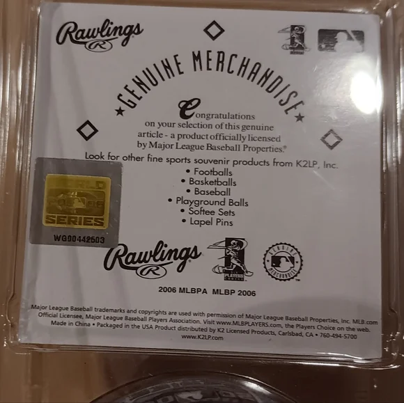 2006Rawlings St. Louis Cardinals World Series Champs Souvenir Baseball Brand New - Picture 7 of 8